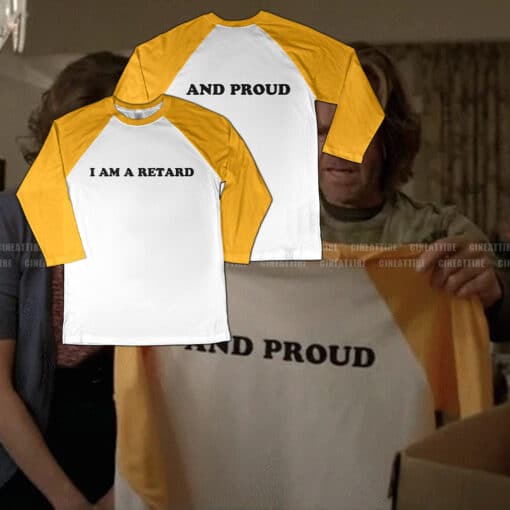 I Am A Retard And Proud 3/4 Long Sleeve Raglan | Frank Gallagher | Shameless